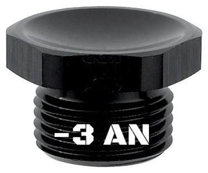 AN Straight Thread O-Ring Port Plug - XRP (8 Size Options)