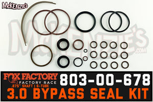 Fox 803-00-678 | 3.0 Bypass x .875" Shaft Viton Seal Kit | Factory Series