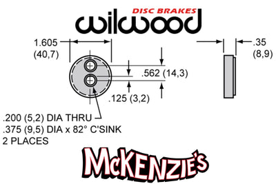 Wilwood 4009 Series Brake Pads - 1.60