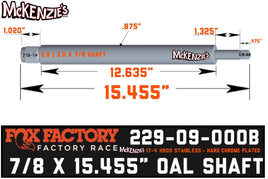 229-09-000B Fox Shock Shaft
