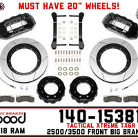 Wilwood 140-15381 | Front TX6R Big Brake Kit | 2014-2018 Ram 2500/3500