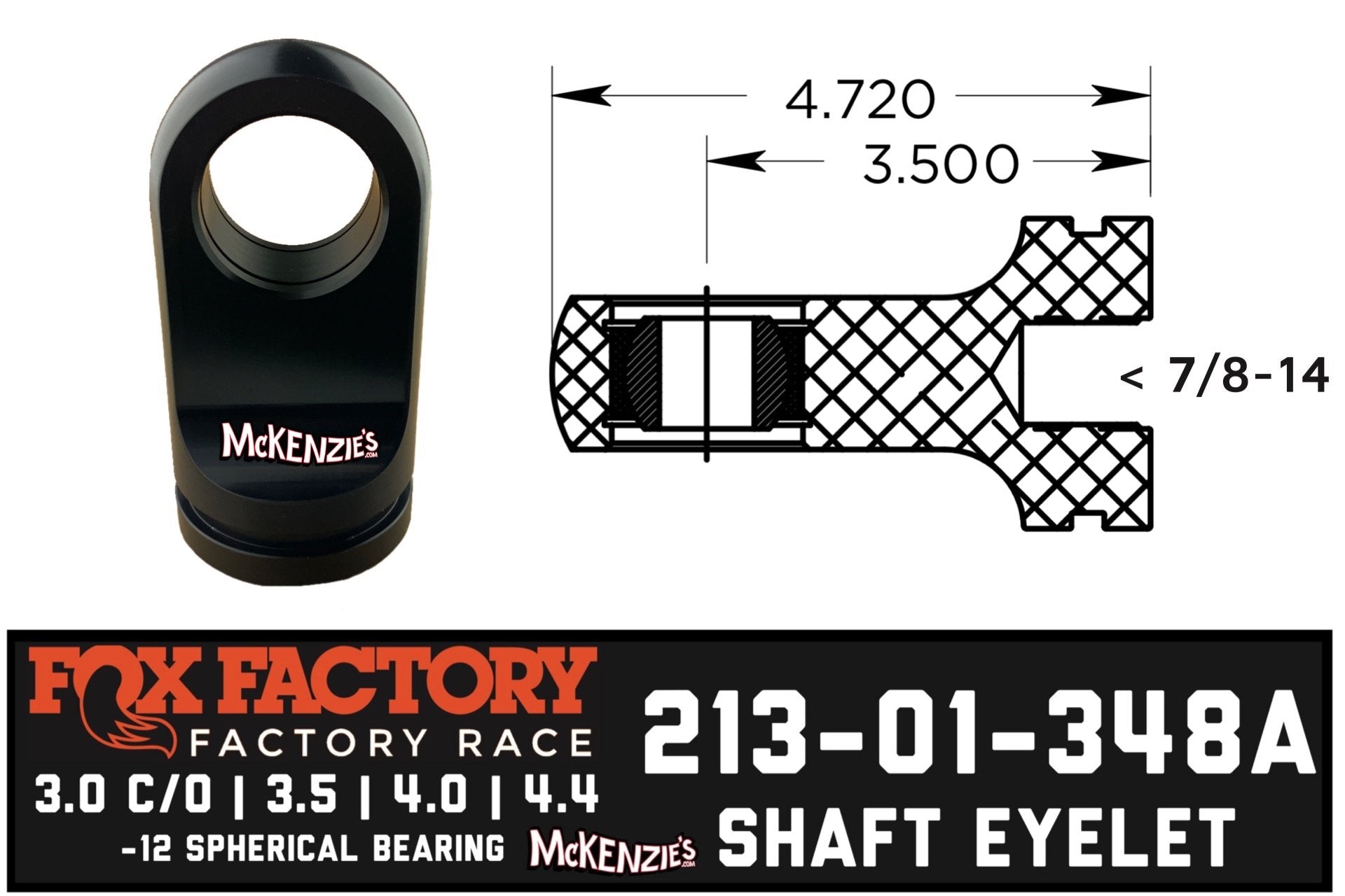 Fox 213-01-348A Shock Shaft Eyelet