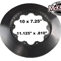 Outboard Hub Rotor 11-1/8" x .810" / 10 x 7.25" Pattern