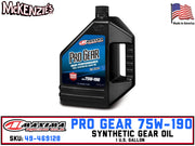 75W-190 Pro Gear Synthetic Gear Oil | 1 U.S. Gallon | Maxima 49-469128