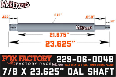 229-06-004B Fox Shock Shaft