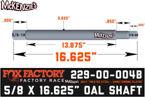 229-00-004B Fox Shock Shaft