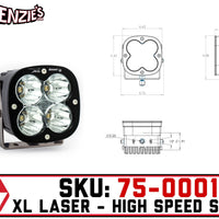 Baja Designs 75-0001 | XL Laser | High Speed Spot