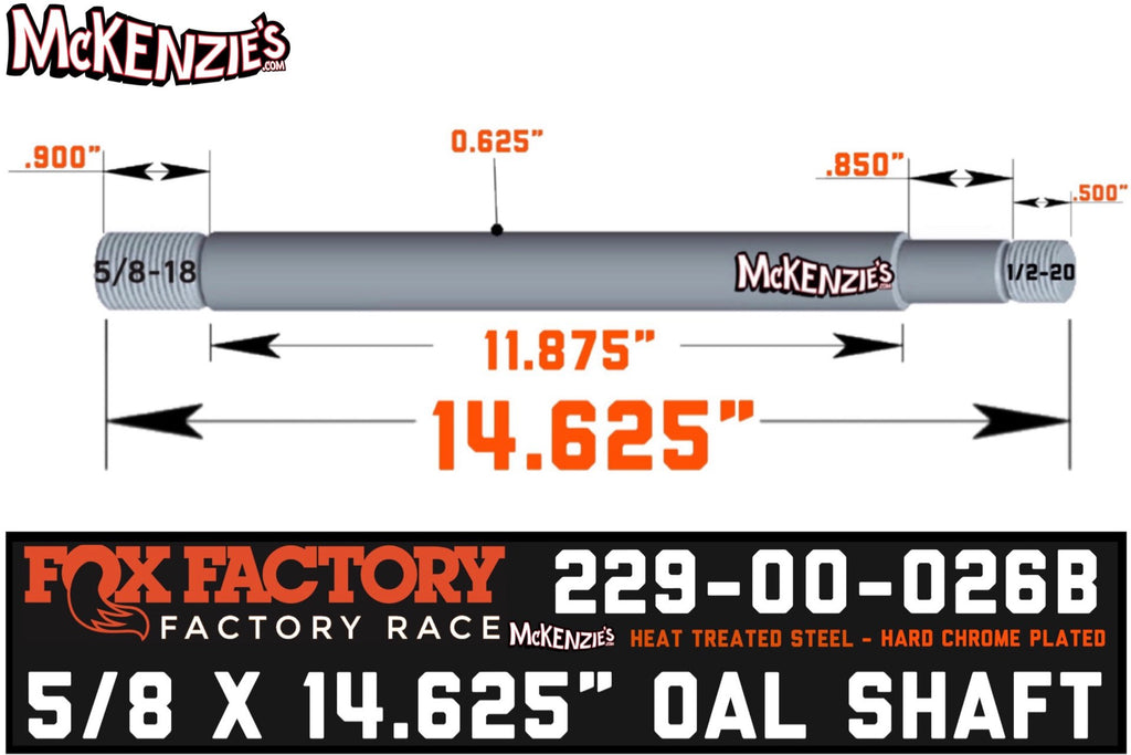 229-00-026B Fox Shock Shaft