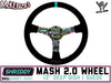 Shreddy MASH 2.0 Steering Wheel | 13" Suede x 3" Dish 6-Bolt | PRP SHRDY-G241