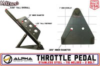 P0012 Alpha Throttle Pedal - 2 Bolt