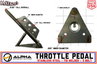 P0013 Alpha Throttle Pedal - 3 Bolt