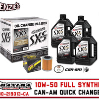 CAN-AM 10W-50 Full Synthetic Quick Change Kit | Maxima 90-219013-CA