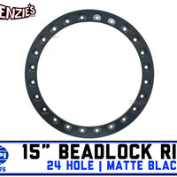 15" Empi Race-Trim Beadlock Ring | Matte Black | EMPI 9776
