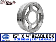 15" x 4" Empi Race-trim Beadlock Wheel | 2 on 205MM VW Pattern | EMPI 9764