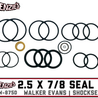 Walker Evans 2.5" x 7/8" Shaft Seal Kit | Velocity Series |  Shock Seals AHD-W-875D