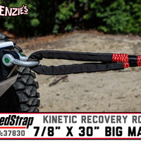 7/8" x 30FT BIG MAMA | Kinetic Recovery Rope | 28,300lbs MRC | Speed Strap