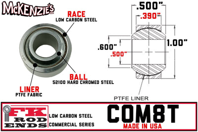 FK Bearing COM8T | Fox 001-00-004A | King B1012