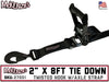 2" x 8ft Tie Down with Axle Strap | Twisted Hook | USA MADE | 27001-USA