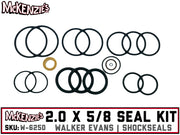 Walker Evans 2.0" x 5/8" Shaft Seal Kit | Velocity Series |  Shock Seals AHD-W-625D