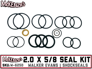 Walker Evans 2.0" x 5/8" Shaft Seal Kit | Velocity Series |  Shock Seals AHD-W-625D