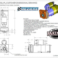 Meziere Starter TS319 - CHEVY SB/BB 168 TOOTH