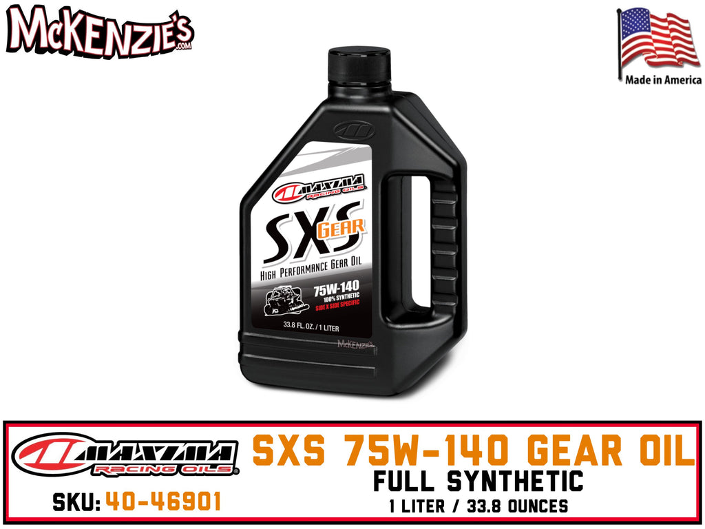 SXS 75W-140 Synthetic Gear Oil | 1 Liter | MAXIMA 40-46901