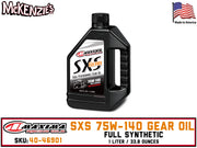 SXS 75W-140 Synthetic Gear Oil | 1 Liter | MAXIMA 40-46901