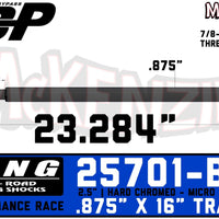 King 25701-B16 | 2.5" x 7/8 IBP Shaft