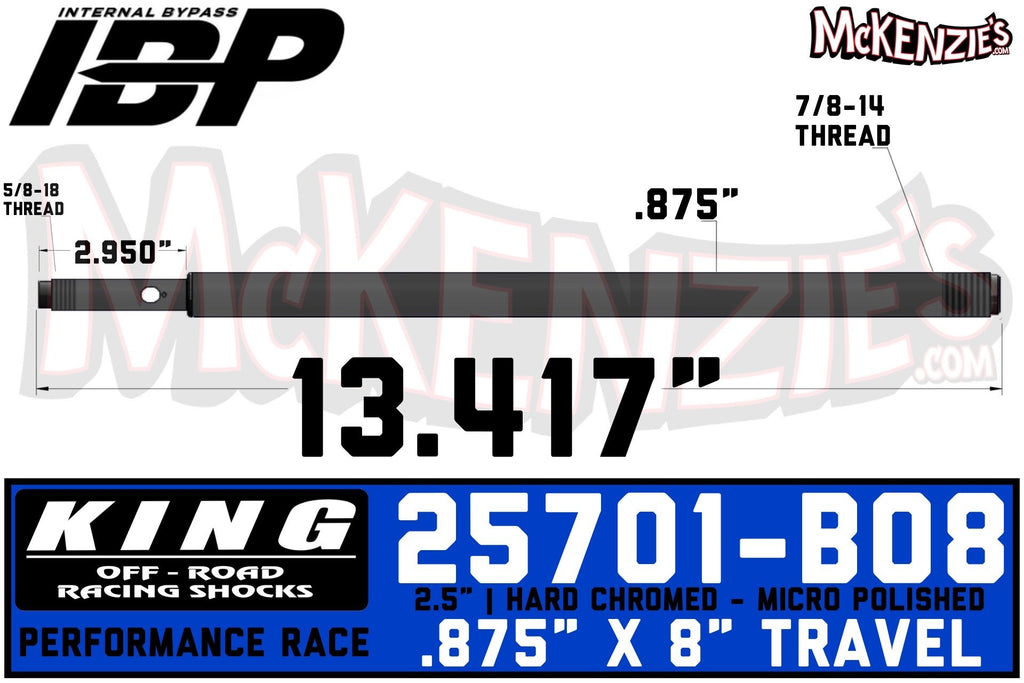 King 25701-B08 | 2.5" x 7/8 IBP Shaft