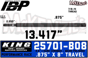 King 25701-B08 | 2.5" x 7/8 IBP Shaft