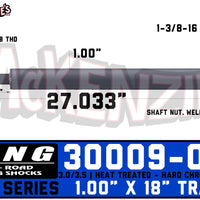 King Shocks 30009-W18 | 1.00" X 18" Travel Shaft | 3.0/3.5 Race Series
