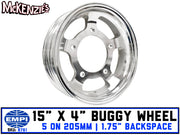 15" x 4" Empi Race-trim Wheel | 2 on 205MM VW Pattern | EMPI 9761