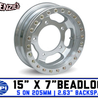 15" x 7" Empi Race-trim Beadlock Wheel Kit | 2 on 205MM VW Pattern | EMPI 9765-KIT