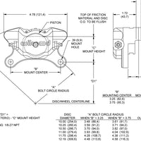 Wilwood 120-9687 | Dynapro Single Caliper | 2-Piston x .25"-.38" Rotor Width