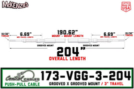 Control Cable 173-VGG-3-204