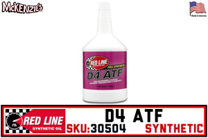 Redline 30504 | D4 ATF | Synthetic Quart