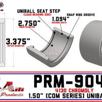 PRM-9046 | 1.50" Uniball Cup
