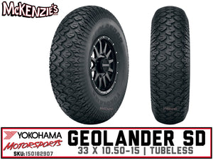 Yokohama Geolander SD Tire | 33x10.50-15 | 150182907
