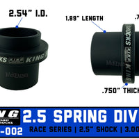 King Shocks 25606-002 | 2.5 Shock Coil Slider | Race Series