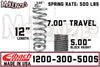 Eibach 1200.300.0500S | 12.00" Long x 3.00" ID x 500lb Shock Coil