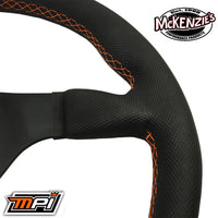 MPI 14" Flat Steering Wheel - High Grip