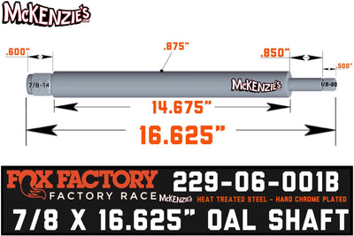 229-06-001B Fox Shock Shaft