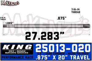 King 25013-020 | 2.5" x 7/8 Shaft