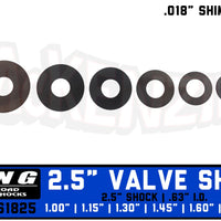 King Shock Valve Shim Kit | 2.5" x .018" Shock Valve Stack | King VS1825