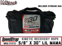 5/8" x 30FT LIL MAMA | Kinetic Recovery Rope | 14,800lbs MRC | Speed Strap 35830