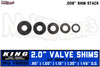 King Shock Valve Shim Kit | 2.0" x .008" Shock Valve Stack | King VS0820