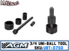 .750" Uni-Ball Tool | Size 12 | AGM-UBT-0750