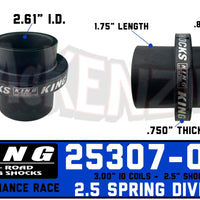 King Shocks 25307-012 | 2.5 Shock Coil Slider | Performance Series