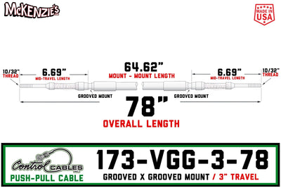 Control Cable 173-VGG-3-78