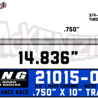 King Shocks 21015-010 | 2.0 x 10" Travel Shaft